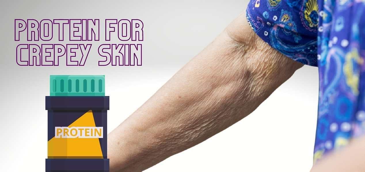 Proteína para la piel crepé: ¿puede reparar la piel flácida?