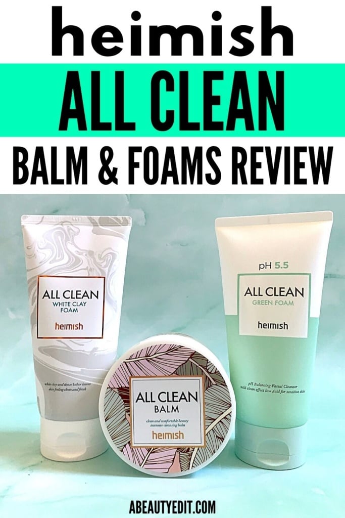 Heimish All Clean Balm & Foams – pregled